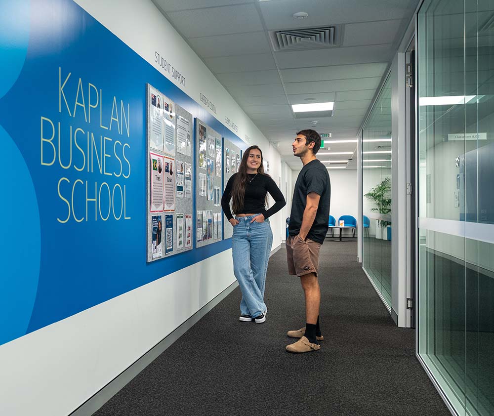 Students on campus