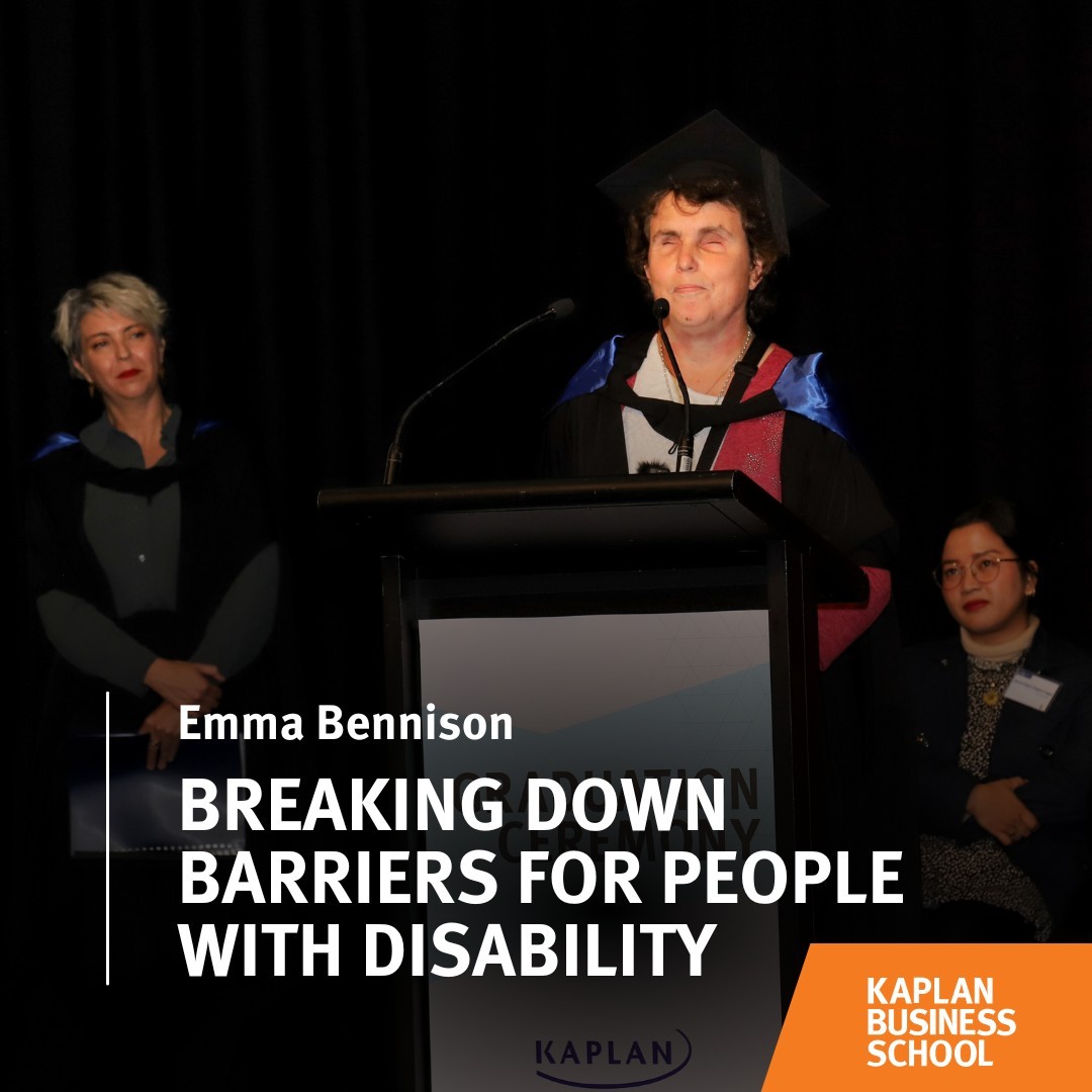 Click on the link in our bio to read the latest blog featuring Emma Bennison, the CIO of Life with Barriers, sharing her powerful journey of breaking down barriers for people with disabilities. 💪 #StudyKBS #breakthebarrier #learningforlife