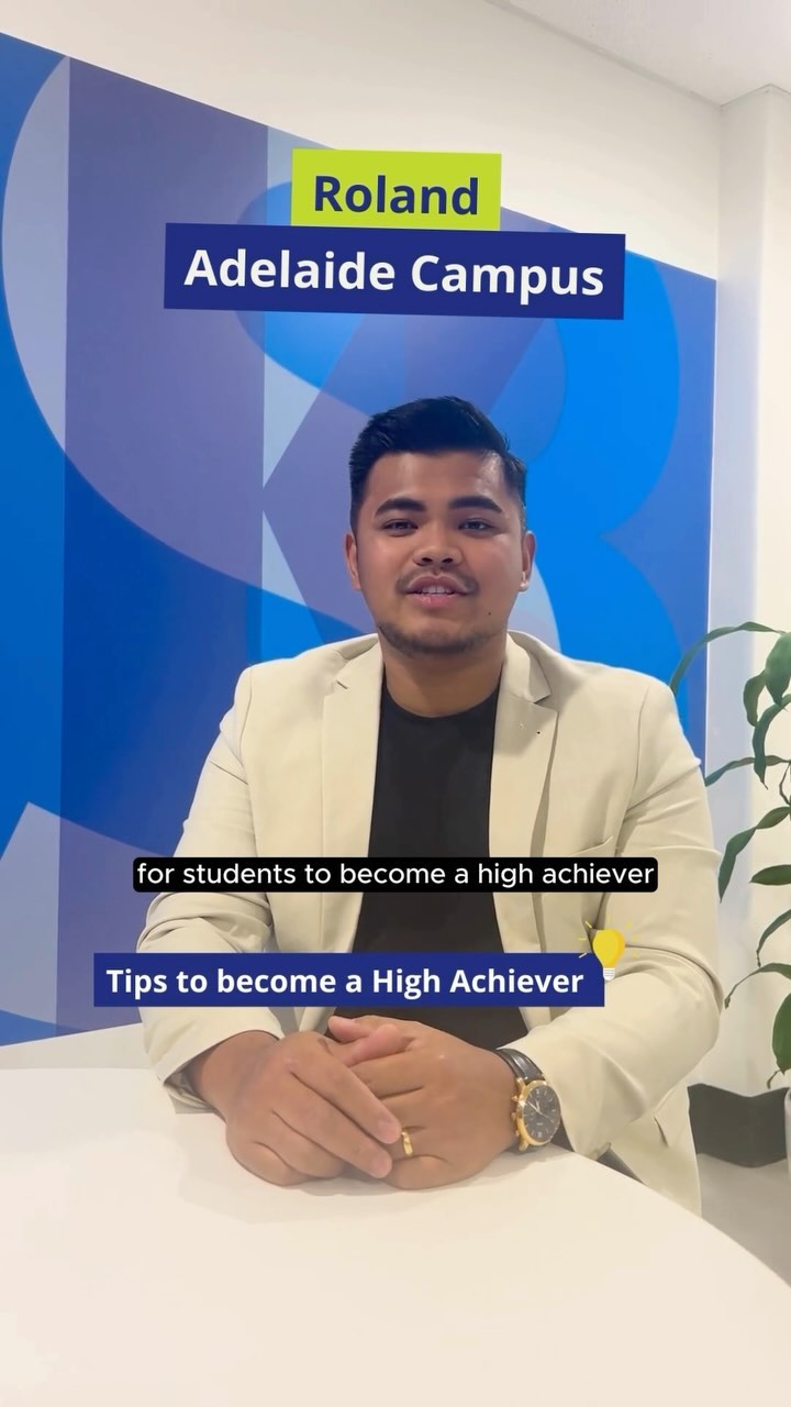 KBS Student Roland shares his top 3 tips to become a High Achiever! #HighAchievers #StudyKBS #KBSAdelaide