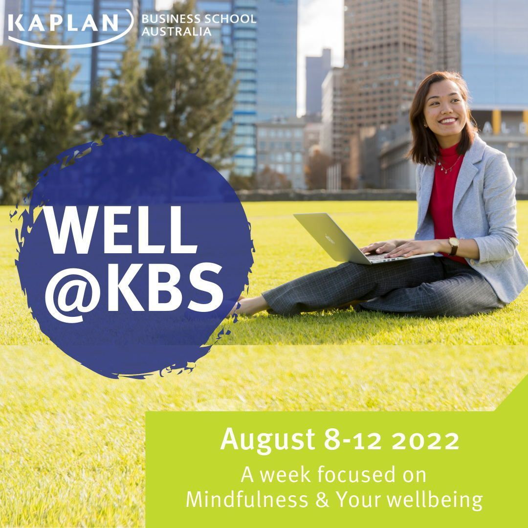 Are you excited? Our special week WELL@KBS, focusing on wellness, is next week! 

We run this every trimester in Week 4, and this time our theme is mindfulness. 

Throughout the week, you can join many activities on-campus as well as events online at 12PM (AEST). Also, you will get a chance to win a $100 voucher by attending the events. 

Register now with the link in bio!

#WellAtKBS #StudyKBS